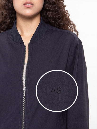 Zipped Bomber Monogram Image