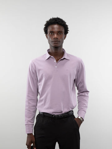 Full-sleeve lifestyle polo