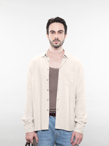 Relaxed linen shirt