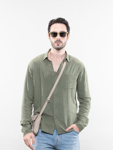 Relaxed linen shirt