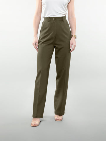 Straight-leg trouser