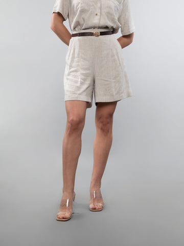 Linen shorts